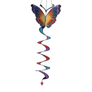 30” Long FANCY BUTTERFLY hanging WIND Spinner TWISTER garden décor – ITB-4288